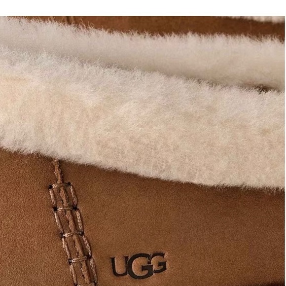 UGG Zora Ballet flats Chestnut viral sold out NWT - Picture 4 of 8